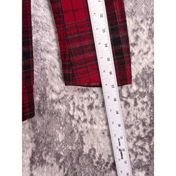 Vintage Pendleton Jacket Large Mens Red Plaid Wool Flannel Blazer Shirt - Picture 7 of 9